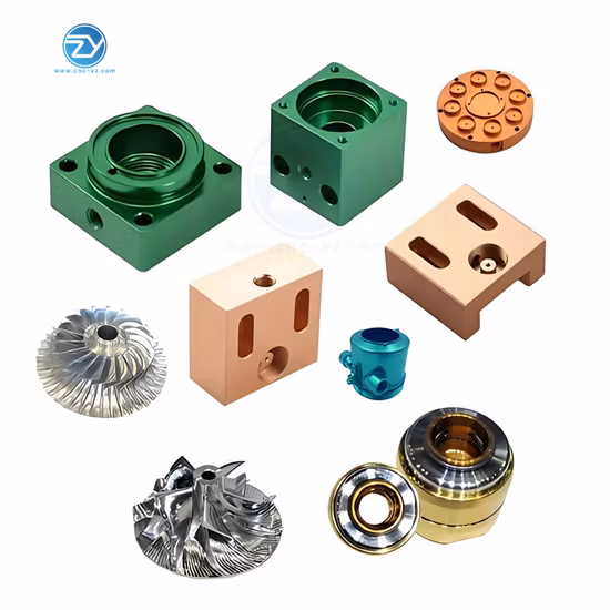 Präzisions-kundenspezifisches CNC-Bearbeitungsteil aus Kunststoff, Metall und Stahl zum Drehen von Aluminium