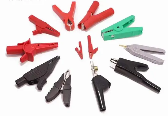300A verkupfertes/Messing-Metall, vollisolierende Auto-Feder-Krokodil-Batterieklemme, großes Auto-Kabel/Draht, rot, schwarz, elektrische Krokodilklemmen aus Edelstahl